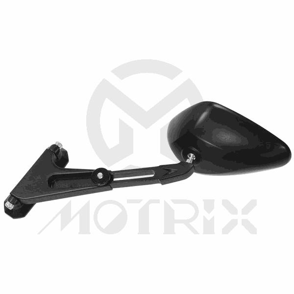 (Pair) Extendable mirror for universal, black diamond style (Closed: 120mm /Extended: 165mm)