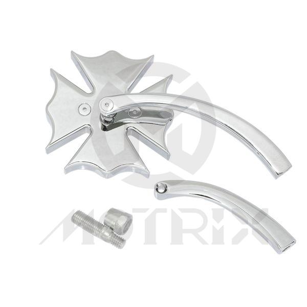 (Pair) Mirror for universal, four-leaved style with 3” + 4” stem