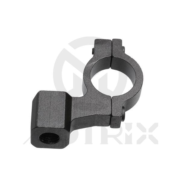 Aluminum CNC mirror bracket 10mm thread. Handlebar mount bracket fits 22.2mm