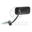 (Pair) Mirror for universal, black. Mounting bar end mirrors with true vision mirrors bar end