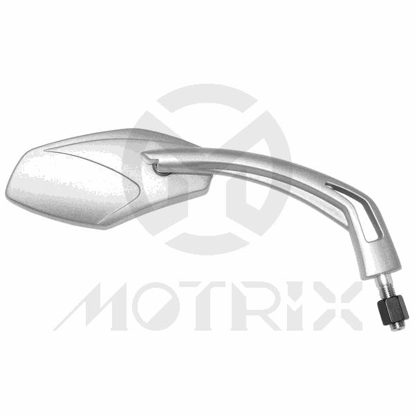 (Pair) Mirror for universal, silver fashion style with 10mm thread