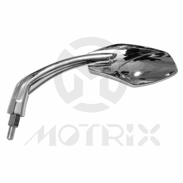 (Pair) Mirror for universal, chrome fashion style with 10mm thread