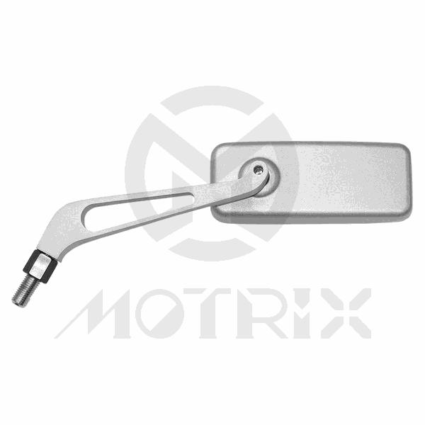 (Pair) Mirror for universal, silver fashion style with 10mm thread