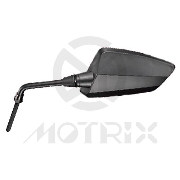 Mirror for universal. Housing : Plastic / Black ; Stay : Steel / Black