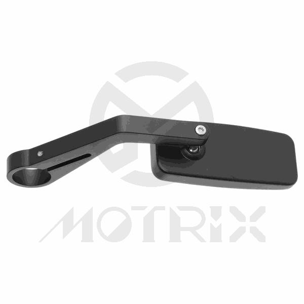 (Pair) Mirror for universal, alloy rectangle, black