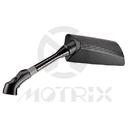 Mirror for universal. Housing : Plastic / Black ; Stay : Aluminum / Black ; Base : Aluminum / Black