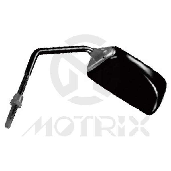 Mirror for universal. Housing : Plastic / Black ; Stay : Steel / Black