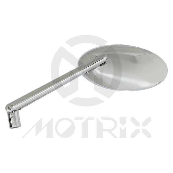 (Pair) Mirror for universal, alloy ellipse, chrome