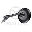 Mirror for universal. Housing : Aluminum / Black ; Stay : Aluminum / Black