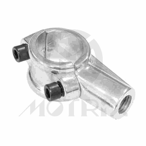 Aluminum CNC mirror bracket 10mm thread. Handlebar mount bracket fits 22.2mm
