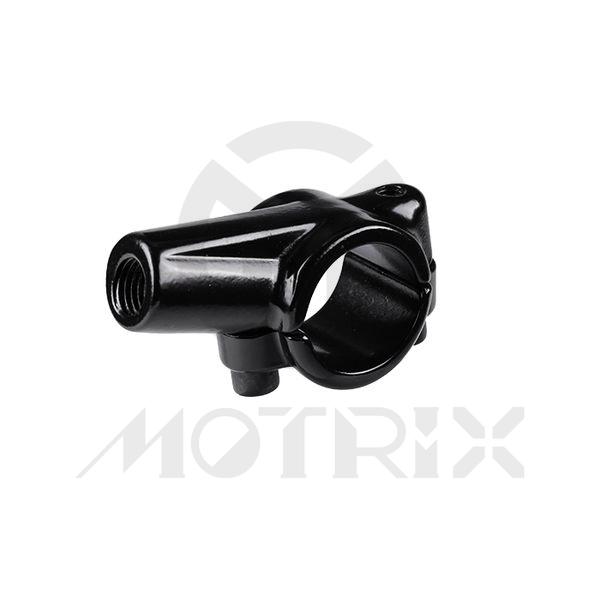 Aluminum CNC mirror bracket 10mm thread. Handlebar mount bracket fits 22.2mm