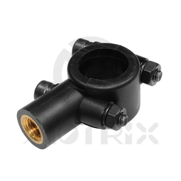 Mirror holder, right 10mm thread, black