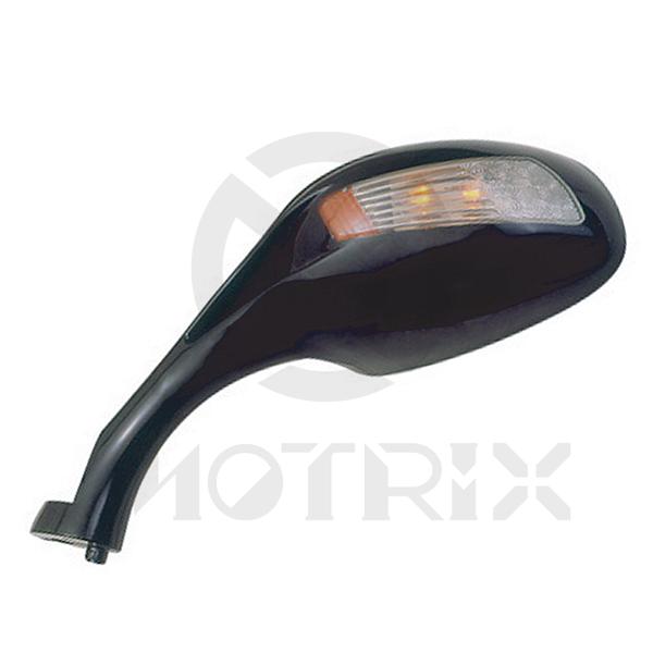(1 PC) Mirror for universal with orange LED light