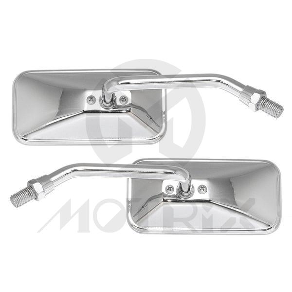 (Pair) Mirror for universal, 10mm thread , chrome