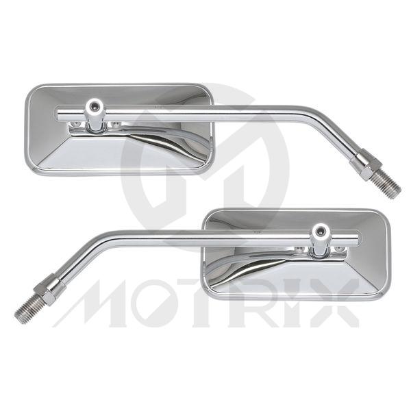 (Pair) Mirror for universal, 10mm thread , chrome