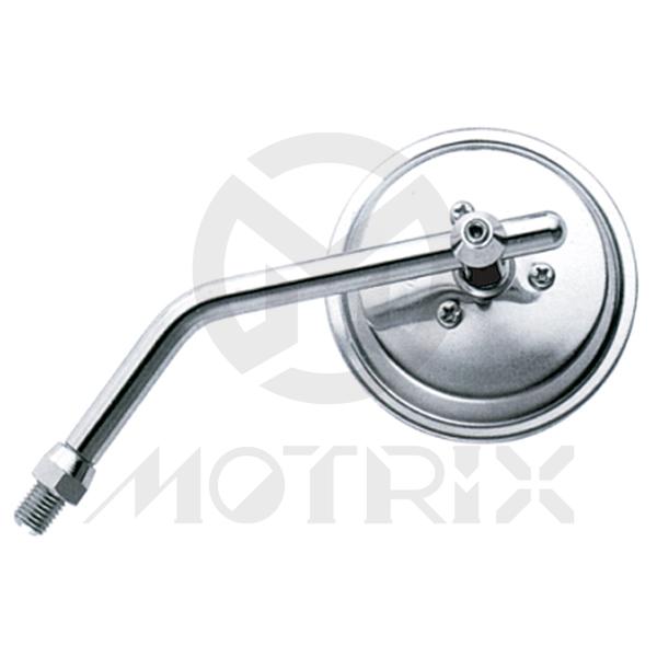 (Pair) Mirror for universal, 3 round with 10mm thread 8'' rod