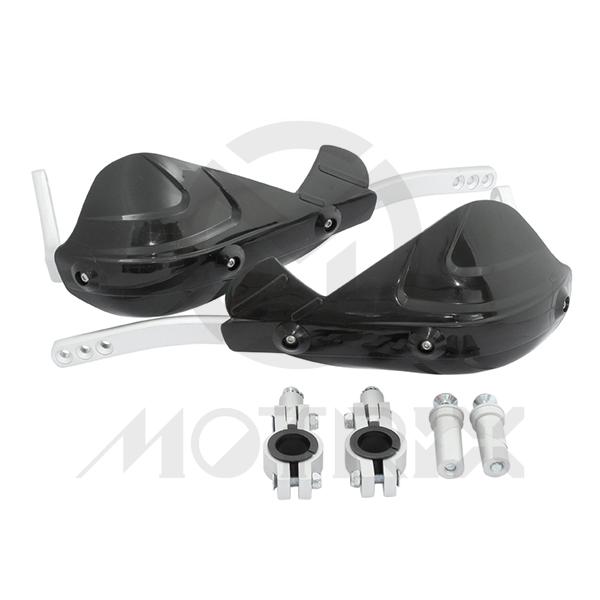 Alloy hand guards 13mm, black