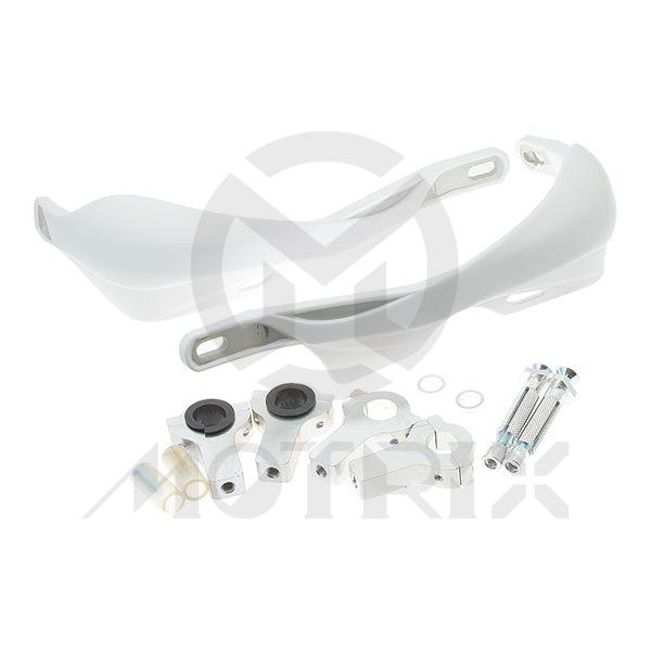 Alloy hand guards with 22.2mm / 28.6mm clamp assembly, red