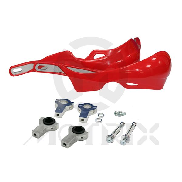 Alloy hand guards, red