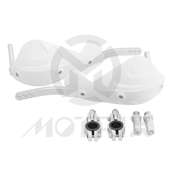 Alloy hand guards, white