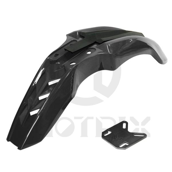 Front fender rear plastic, with bolt kit