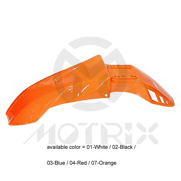 Front fender for Derbi Senda DRD Racing 50, orange