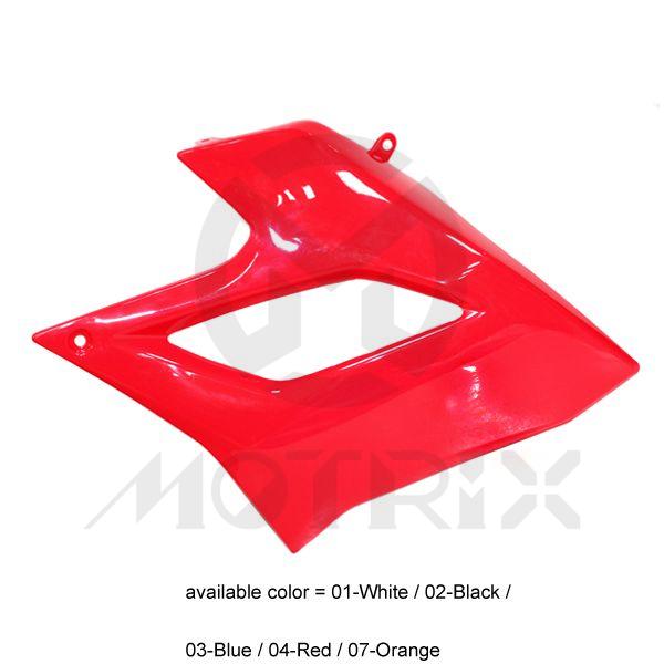 Front Side Cover (L) for Derbi Senda DRD Racing 50, red