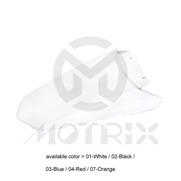 Rear upper cover for Derbi Senda DRD Racing 50, white