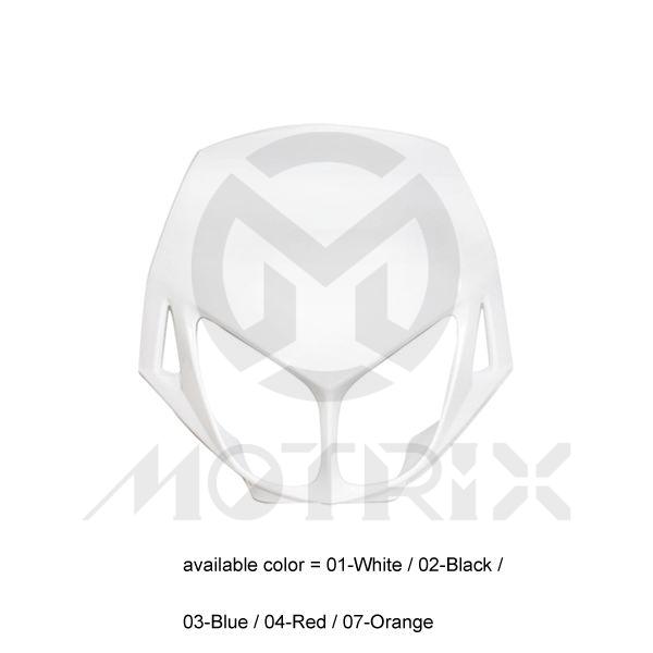 Upper handle cover for Derbi Senda DRD Racing 50, white