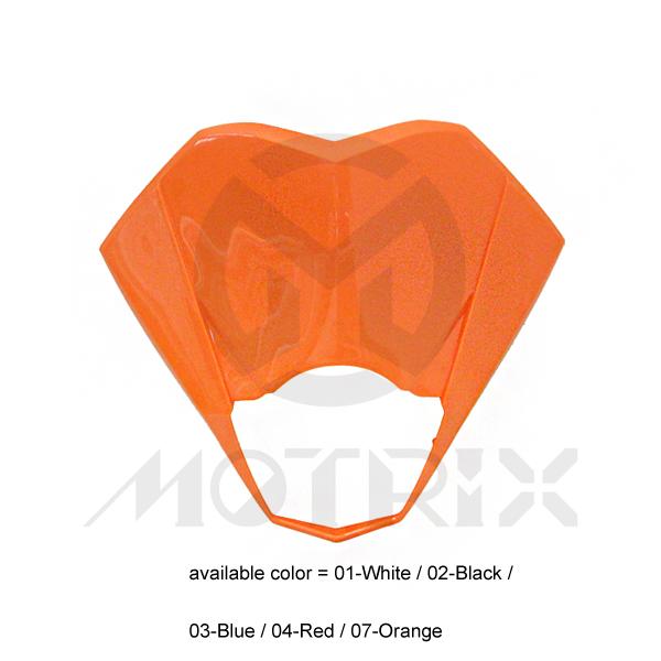 Upper handle cover, orange for RIEJU MRT PRO50, MRT 50, REPLICA