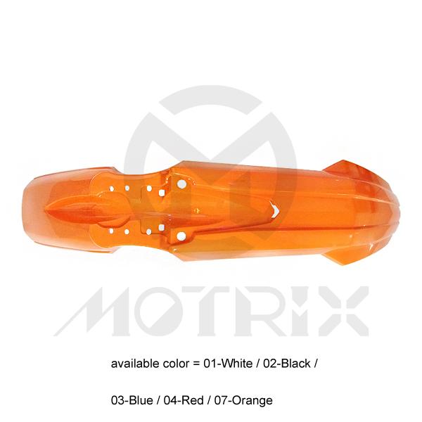 Front fender, orange for RIEJU MRT PRO50, MRT 50, REPLICA