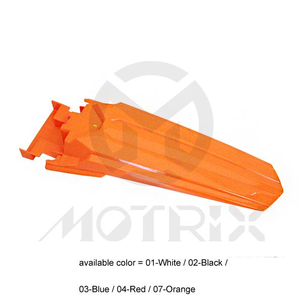 Rear upper cover, orange for RIEJU MRT PRO50, MRT 50, REPLICA