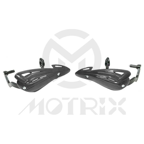 Universal hand guard & shields, fit 22.2mm/28.6mm/31.8mm, alloy bracket strengthen on handle bar and bar end position