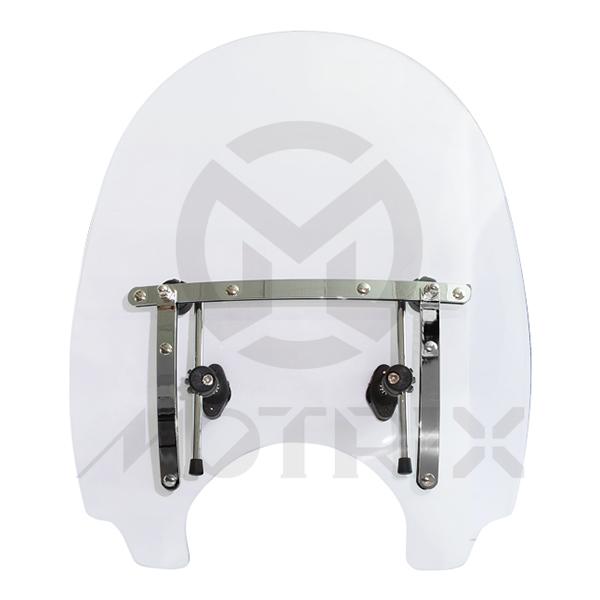 Universal clear windscreen, size: H/56cm x W/48cm