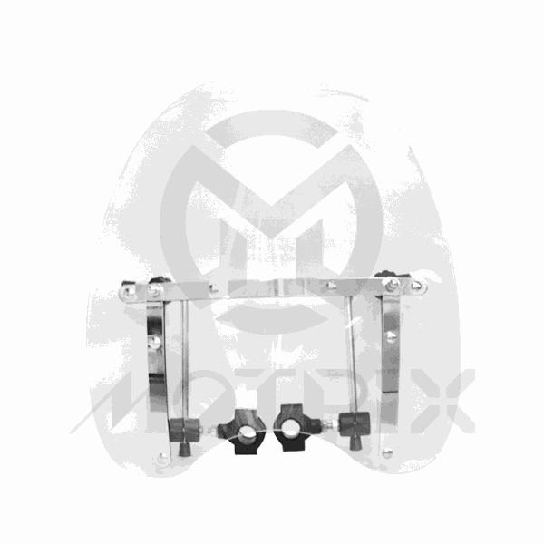 Universal windscreen, width: 420mm, height:455mm, clear screen