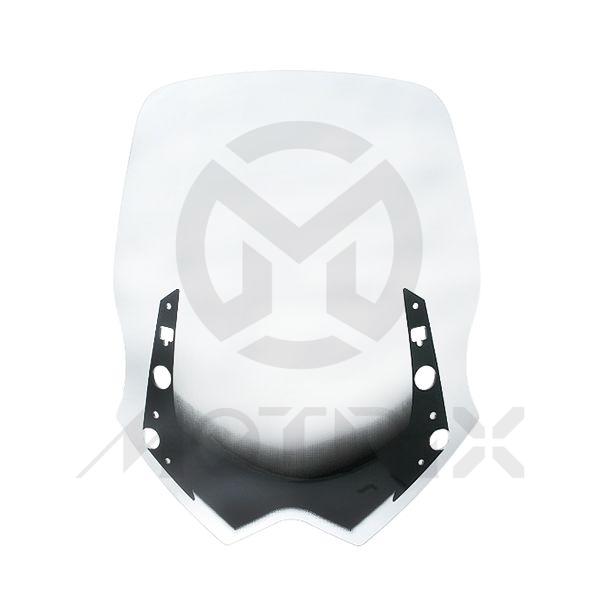 Universal windscreen, width: 480mm, height:540mm, clear screen