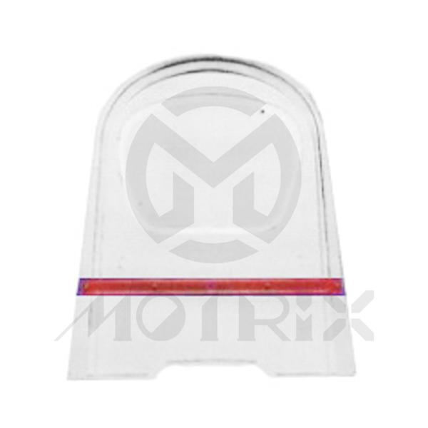 Small windscreen with glass window