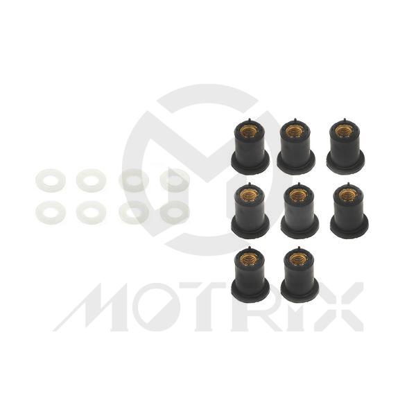 Screen & fairing nuts, M5xH/15mm for 00-70310