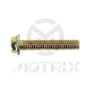 Flanged bolt-small head (full thread), M6X32 AF8 P1.0, silver zinc (25PCS/PKG)