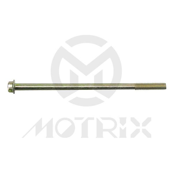 Flanged bolt-small head (part thread),M6X120 AF8 P1.0, silver zinc (25PCS/PKG)