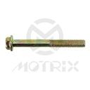 Flanged bolt-small head (part thread), M6X50 AF8 P1.0, silver zinc (25PCS/PKG)