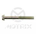 Flanged bolt-small head (part thread), M6X55 AF8 P1.0, silver zinc (25PCS/PKG)
