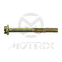 Flanged bolt-small head (part thread), M6X60 AF8 P1.0, silver zinc (25PCS/PKG)