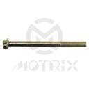 Flanged bolt-small head (part thread), M6X75 AF8 P1.0, silver zinc (25PCS/PKG)