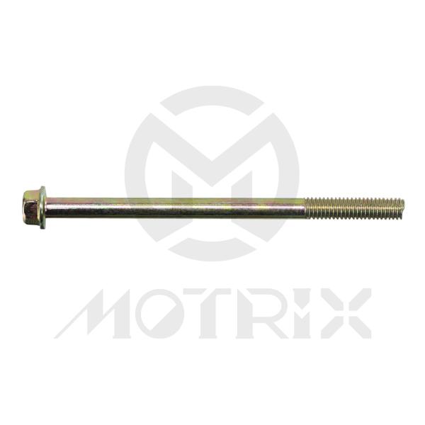 Flanged bolt-small head (part thread), M6X90 AF8 P1.0, silver zinc (25PCS/PKG)