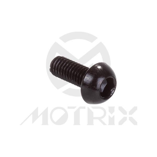 (M6xL12mm) Dome head screw, AL7075