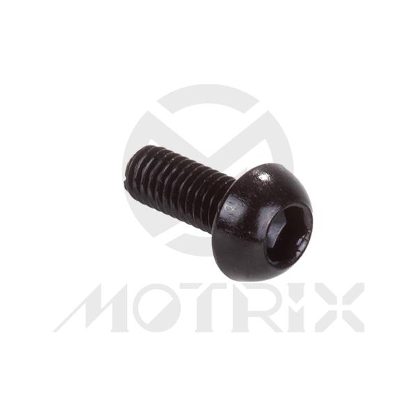 (M6xL15 mm) Dome head screw, AL7075
