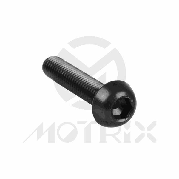 (M6xL30 mm) Dome head screw, AL7075