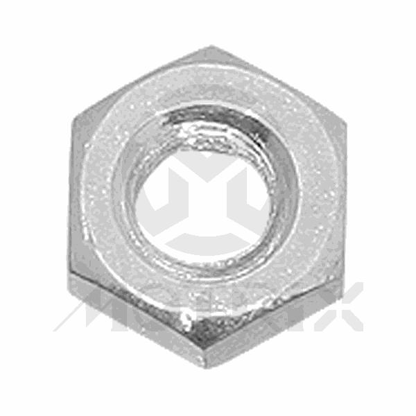 Plain nut, M3 AF5, silver zinc (25PCS/PKG)