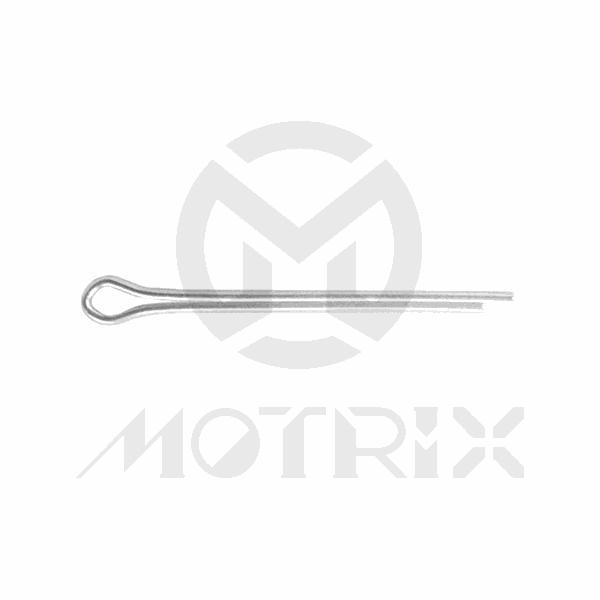 Pin-split, M2.5X30, silver zinc (50PCS/PKG)